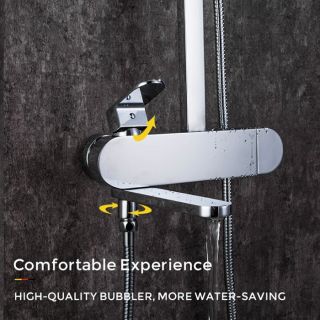 Душевая стойка Gappo G2483 хром